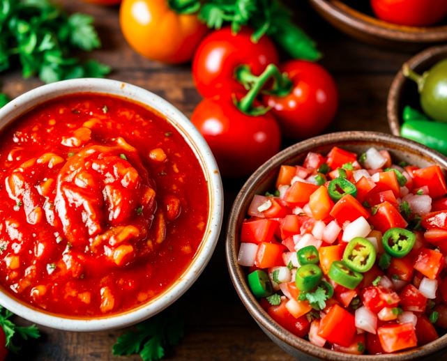 Difference between salsa and pico de gallo