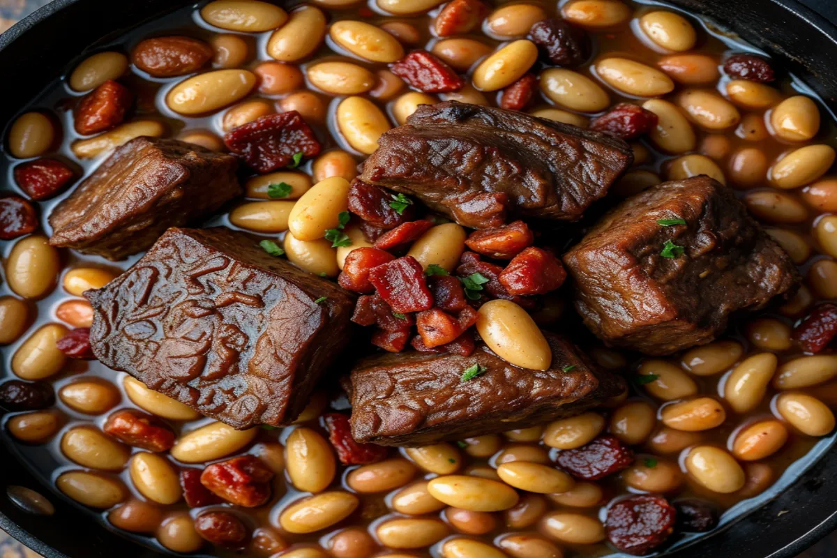 beef short ribs beans