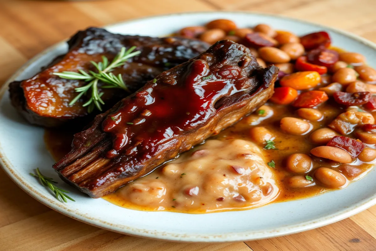 best beef short ribs beans recipe