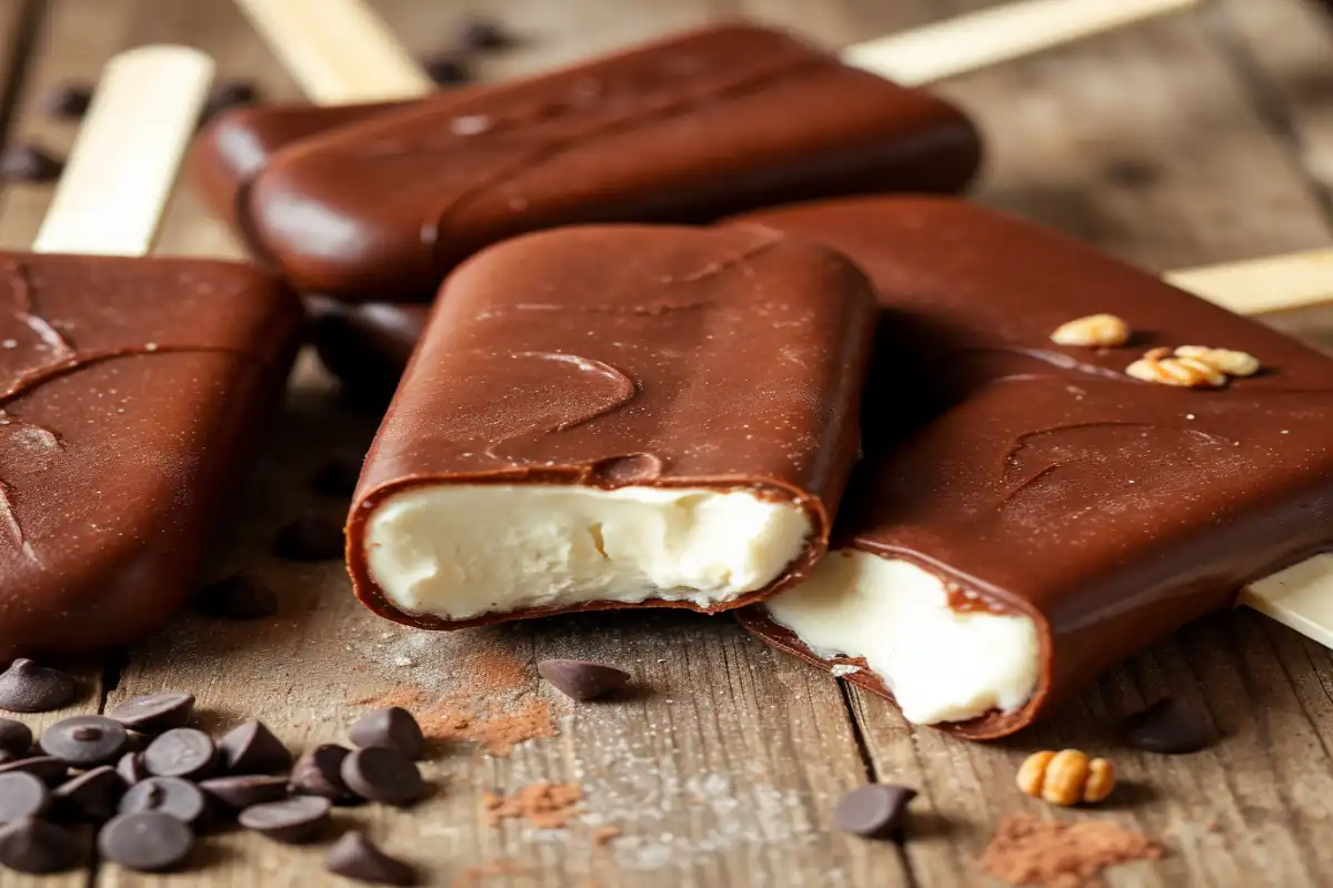 Best homemade Eskimo Pie Popsicle recipe